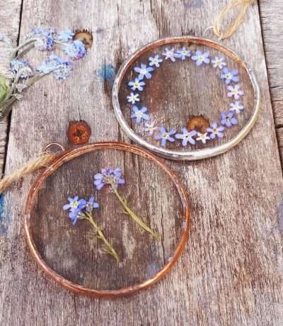 forget me not circle frames