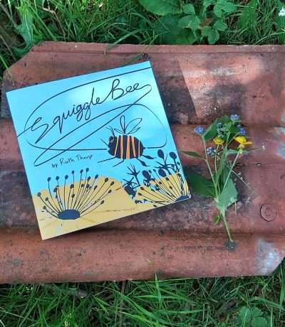 squiggle bee garden shot